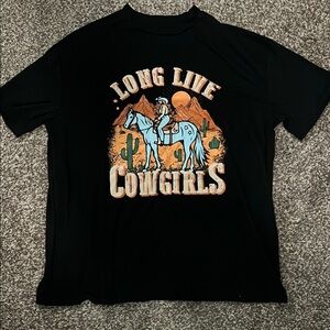 SHEIN Black Graphic T-Shirt